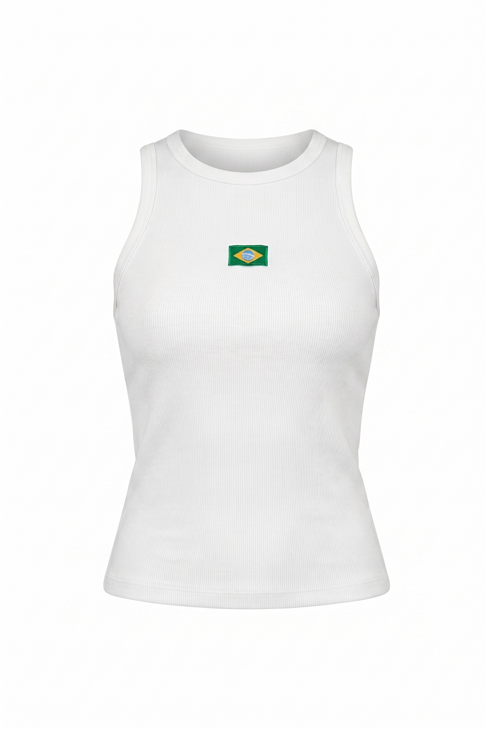 Regata feminina branca Brasil (36 ao 42 único)