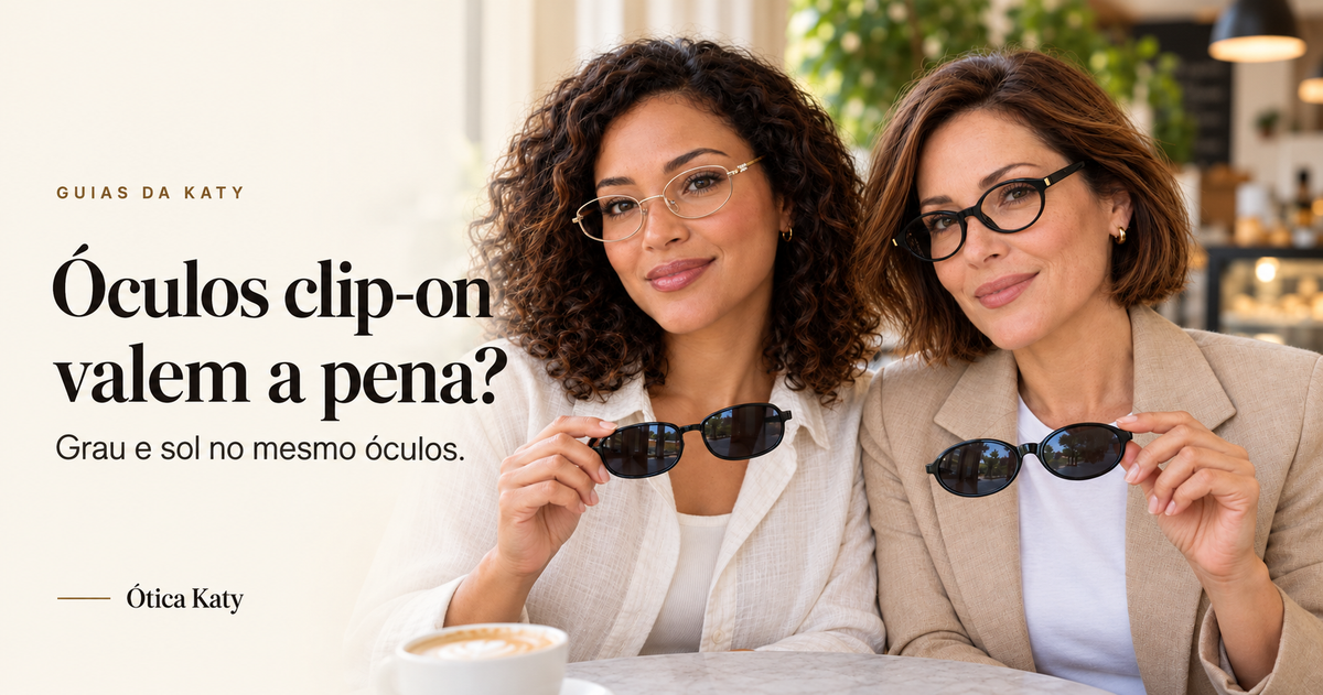 Óculos clip-on vale a pena? Como funciona o 2 em 1