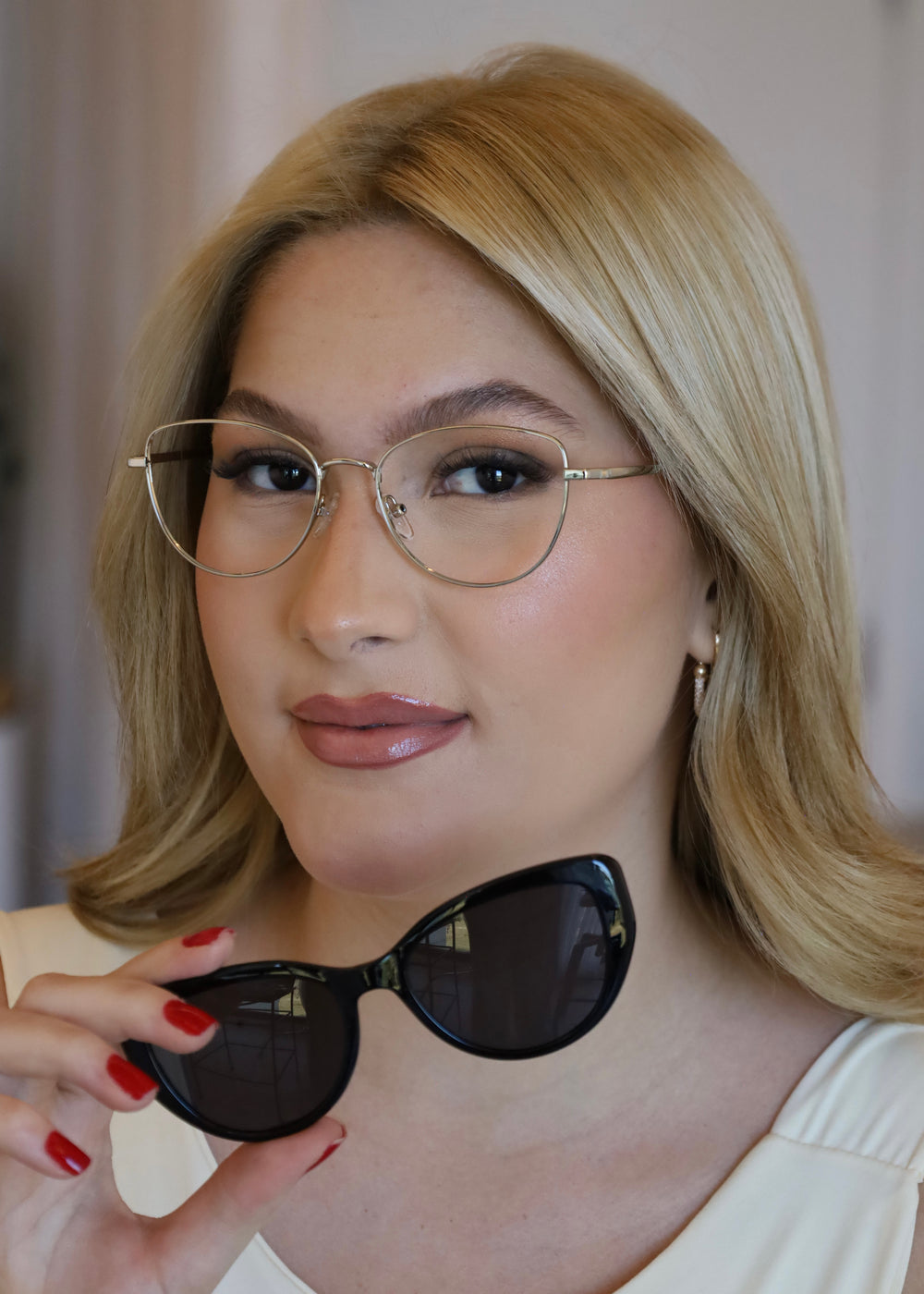 Óculos de Grau Clip-on Aline