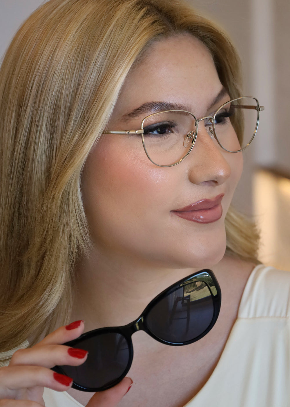 Óculos de Grau Clip-on Aline