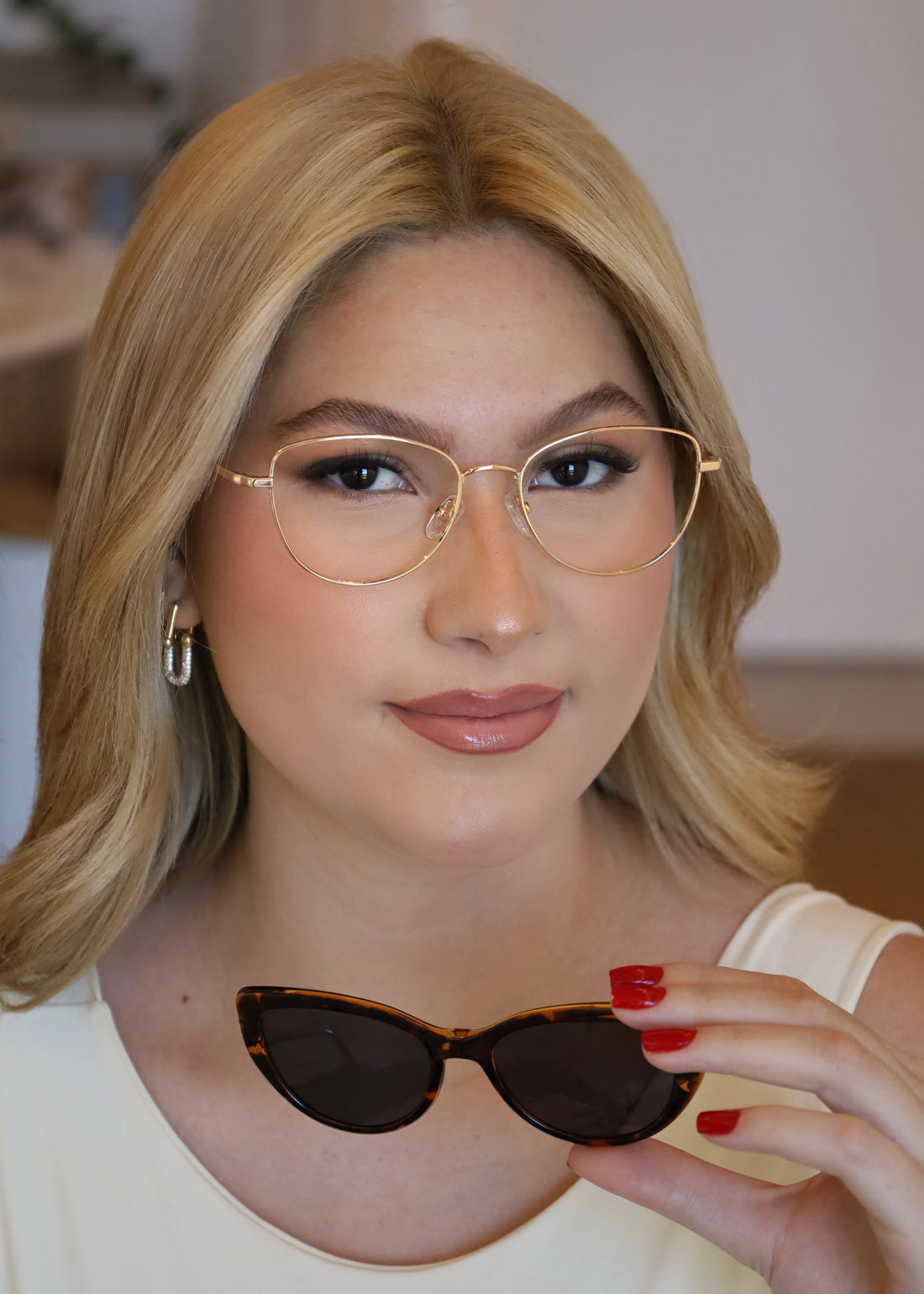 Óculos de Grau Clip-on Aline