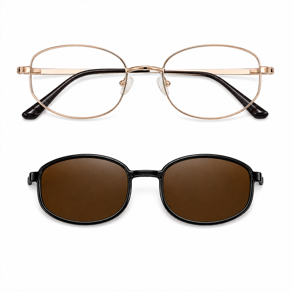 Armação Isla + lentes antirreflexo até 4 graus (longe ou perto) cor sortida